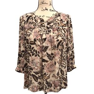 LOFT Floral Blouse